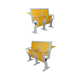 Guangdong ladder classroom desks and chairs multimedia conference room report hall class teacher training fixed row chair