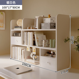 Desktop Storage Rack Desktop Bookshelf Student Home Simple Desk Storage Shelf Small Bookcase Office Storage Rack
