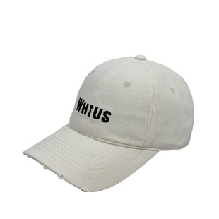 New Embroidered Letter Baseball Cap Men's and Women's Same Style Big Head Circumference Hard Top Ripped Hat Brim Fashion All-match Cap Trendy
