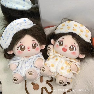 20cm хлопчатобумажная кукла одежда без атрибутов одежда пижамы милые хлопчатобумажные куклы аксессуары куклы