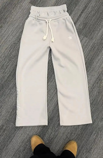 2025 Europe and the United States cross-border leisure simple couple fashion creative double waist folding pants wholesale
