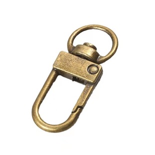 Door Buckle Handmade Jewelry Hanging Buckle 3 Small Door Button Lock Rotating Dog Buckle Universal Buckle Zinc Alloy Luggage Hook Key Ring