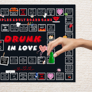 Cross-border New COUPLES ADULT BOARD GAME Adult Date Night Drinking Creative Board Game