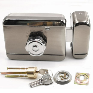 Metal mute spiritual motor lock cargo ladder electric lock residential stainless steel door mute motor lock default item