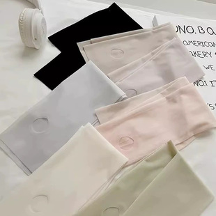 Ultra-thin Ice Silk Sunscreen Ice Sleeves Women's Summer Anti-ultraviolet Small Ice Leather Breathable Loose Long Sleeve Traceless Ultra-thin