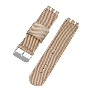 Для часов SWATCH, нейлоновый холст, сменный ремешок, оптовая продажа, два раздела 17/20 мм