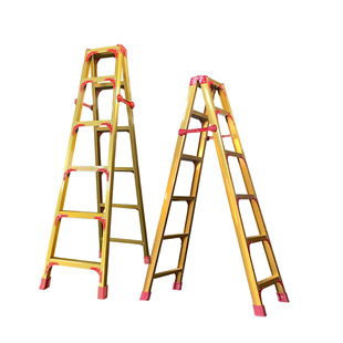 Herringbone Ladder Household Folding Telescopic Lifting Indoor Multifunctional Double Side Engineering Ladder Stairs Thickened Aluminum Alloy Ladder