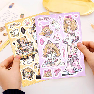8/набор наклеек из серии Guru Mew Star Cartoon Creative персонализированный декор DIY скейтборд компьютер граффити наклейки