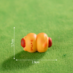 Simulation miniature cartoon food play kitten tea restaurant resin diy crafts desktop decorations car small ornaments