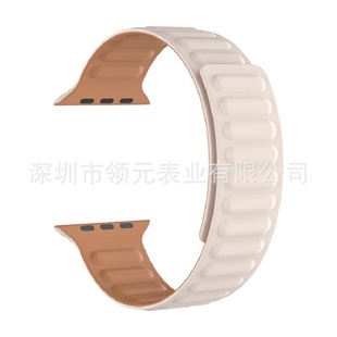 Suitable for Apple Huaqiang North Smart Watch More than 38 Specifications Long Strap iwatchS8 Magnetic Silicone apple