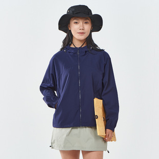 Hot Hooded Women's Sun Protection Clothing New Loose Fashion Skin Clothing Travel Jacket Ice Top Summer Print LOGO