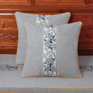 New Chinese-style Solid Wood Sofa Cushion Redwood Sofa Cushion Thickened High-grade and High-grade Old-fashioned Three-even Sitting
