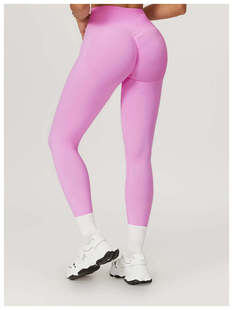 DFYNE abdominal explosion three waist peach hip low waist outdoor fitness running seamless yoga trousers
