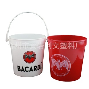 Manufacturers supply 1L barrel plastic cocktail barrel 1000ML ice bucket ghost festival Easter foreign promotion