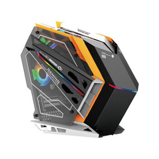 Играйте в Jia Mecha ATX большая плата основное шасси сбоку через 240 видеокарт с водяным охлаждением 30 Интернет-кафе инопланетная душа военный корабль