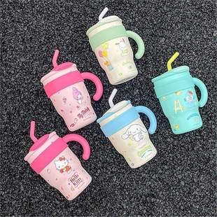 Sanrio Yugui Dog Bingba Cup 316 Stainless Steel Big Mac Girls High Color Value Large Capacity Straw Thermos Cup
