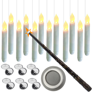 Amazon hot sale led electronic candle light Halloween Christmas decoration teardrop candle diy long rod rod wax spot