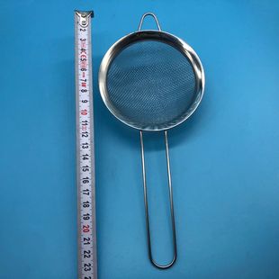 Stainless steel colander kitchen household mesh oil strainer soy milk pointed ear mesh strainer flour filter screen gift
