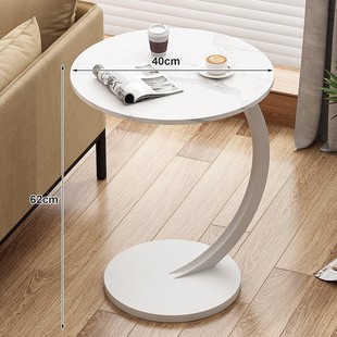 Internet Popular Coffee Table Small Table Living Room Sofa Round Side Table Movable Bedside Table Storage Rack Creative Balcony Simple