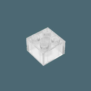 Детали строительного блока с высоким кирпичом, аксессуары GDS-540, 2x2, совместимые с 3003-35275-6223-62404-19182