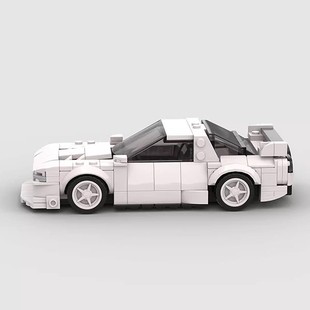 Отечественные строительные блоки автомобиля speed8 автомобиль совместим с Lego Mazda RX-7 FD Детская спортивная модель