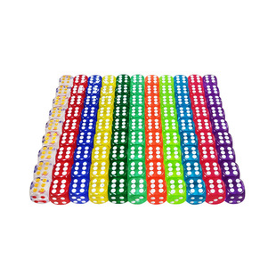 Transparent Dice 16mm Rounded Color Dice Crystal Points Color Foreign Trade Cross-border Sieve KTV Bar Color