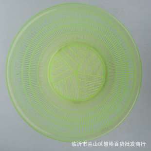 Plastic Basket Amoy Vegetable Basket Washing Basket Big Eye Basket Fruit Basket Two Yuan Store Department Store Wholesale Supply