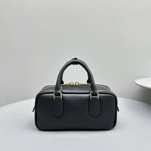 2025 autumn and winter new vintage small square bag high-class commuter bowling Boston portable messenger bag