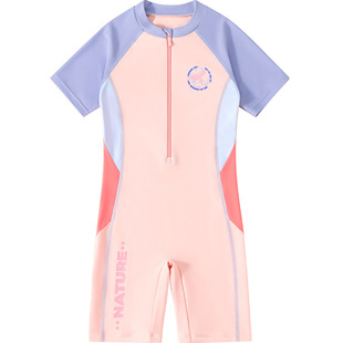Children's Swimwear Girls One-piece Swimwear New Cute Baby Big Kids Girls Professional Training Swimwear Wholesale