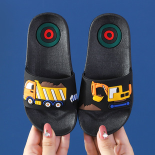 Slippers for Boys in Summer Home Non-slip Bathroom Bathing Cute Children's Sandals and Slippers for Boys and Girls