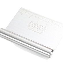 Stainless Steel Flour Cutter with Scale Nougat Flour Rice Bowel Flour Scraper Steamed Bread Household Kitchen Tools