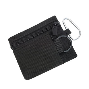 Outdoor Tactical Mini Change Small Bag New Key Bag Canvas Zipper Sports Hanging Bag Headset Lipstick Storage Bag
