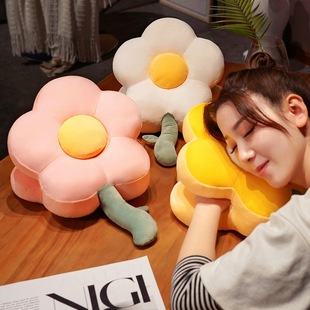 Summer Ice Silk Super Soft Flower Nap Pillow Sleeping Pillow Office Nap Artifact Student Sleeping Pillow Sleeping Pillow