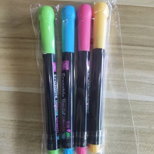 Magnetic erasable whiteboard pen children's blackboard pen erasable writing pen holder with magnetic pen case suit color in stock