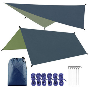 Outdoor Canopy Camouflage Multifunctional Waterproof Sunscreen Beach Sun Shading Tent Beach Canopy Mat