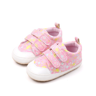 Spring and Autumn Baby Toddler Shoes Infant Soft Sole Non-slip sneaker Small Floral Wave Shoes BYQ3242