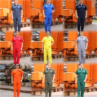 Summer work clothes suit thin custom tooling factory clothing work clothes long short sleeve auto repair workshop reflective strip labor protection clothing