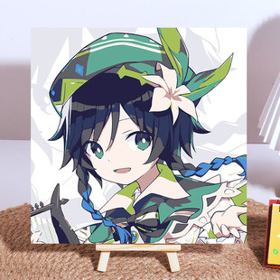 Cross-border digital oil painting crayon small new diy color painting children's oil painting cute by digital painting manufacturers