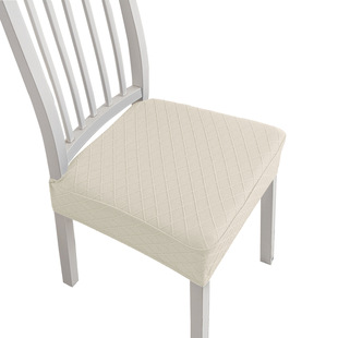Rhomboid chair cushion cover solid color elastic chair cover hotel home dining chair cover wholesale