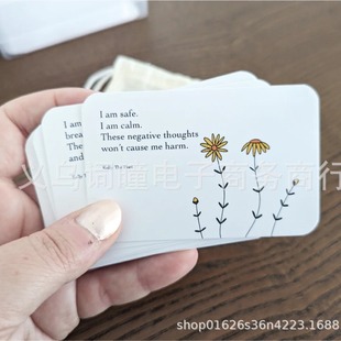 Anxiety poetry Anxiety Relief Pocket Po EMS Pocket poetry Cure Card for Anxiety Relief