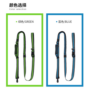 Cross-border explosion-proof walking dog rope retractable running multifunctional dog chain pet leash waist