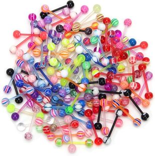 Трансграничные Амазонка AliExpress Ebay Горячие Акриловые гвозди языка противоаллергические гвозди из нержавеющей стали многоцветный смешанный волос