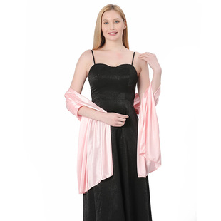 Cross-border Good Goods Satin Shawl Bride Bridesmaid Wedding Dress Prom Party Dinner Shawl Female