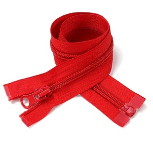 Wholesale No.5 nylon open tail zipper open injection molding clothing sunscreen clothing sports school uniform vest mosquito tent bag