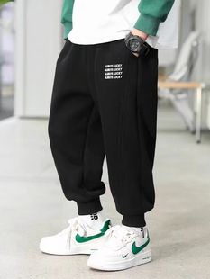 Children's Wear Boys' Sports Pants Children's Autumn Pants 2024 Autumn New Style Korean Trendy Casual Pants