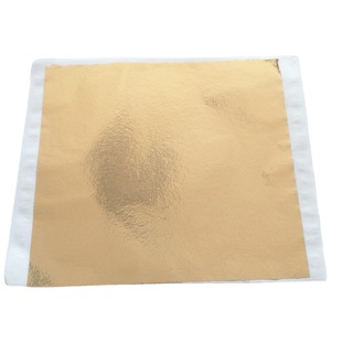 Ручная Золотая фольга K-Gold 14 см × 14 см, имитация золотой фольги, Текстура золотой фольги с плоскими морщинами, серебряная фольга