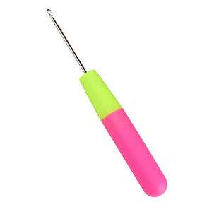 Factory supply plastic with tongue dirty braid crochet with hook wig crochet 3.8mm 5.5mm carpet crochet