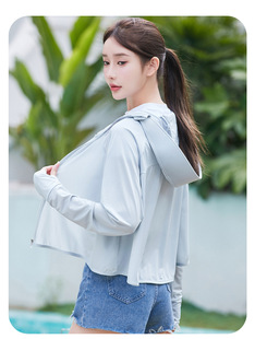 Ice Silk Black Rubber Hat Sun Protection Clothing Summer Breathable Anti-ultraviolet Loose Sun Protection Clothing Women's Outdoor Big Hat Brim Shawl