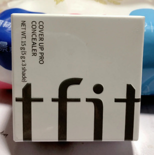 Южная Корея Tfit трехцветный консилер пластина наложница супер мягкий Осветляющий трехцветный консилер жидкий естественного цвета яркий цвет кожи