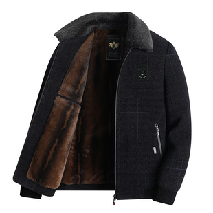 [Anti-season Special Sale] [in stock] Men's Spring and Autumn Men's Urban Business Leisure Middle-aged Men's Coat